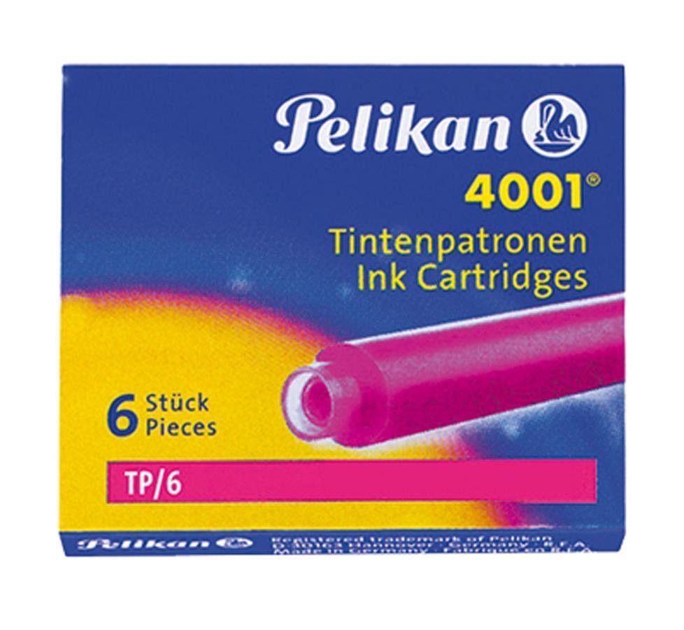 SHORT CARTRIDGES TP/6 PURPLE PELIKAN